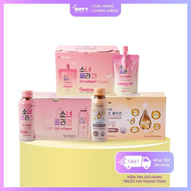 Nước Uổng Bổ Sung Collagen Girl Collagen (10x100ml)