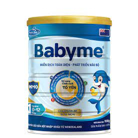 Sữa Babyme số 1 hộp 900g (mẫu mới thêm chiết xuất tổ yến) | Shopee Việt Nam