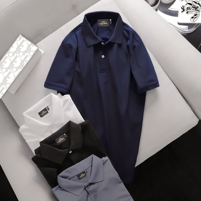 Áo polo nam trơn, áo thun nam cổ bẻ Big Size 55-115kg vải cotton cá sấu đủ màu - My Homies | BigBuy360 - bigbuy360.vn