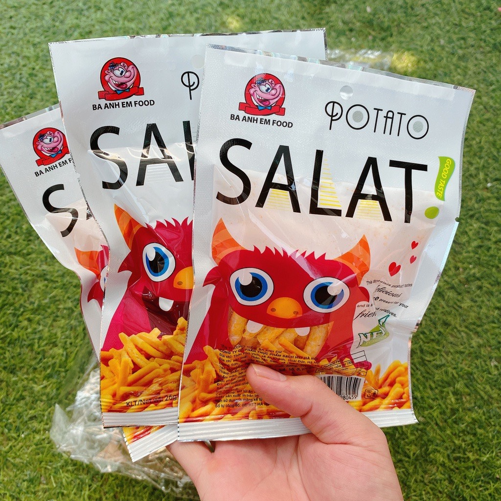 Snack Khoai Potato Salat Ba Anh Em Food - Đồ Ăn Vặt Cổng Trường Hot