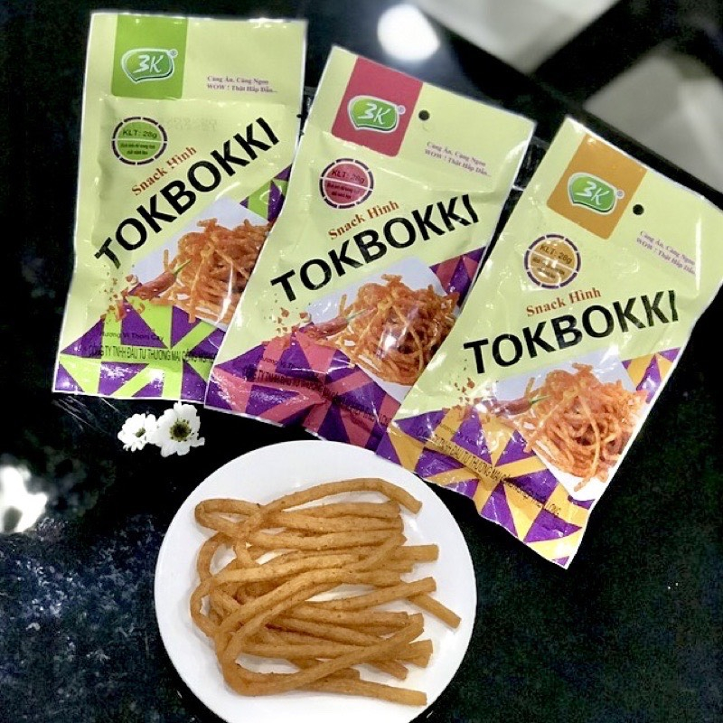 Snack Hình Tokbokki Chua Cay - Snack Que Cay Cay - Đồ Ăn Vặt Cổng Trường