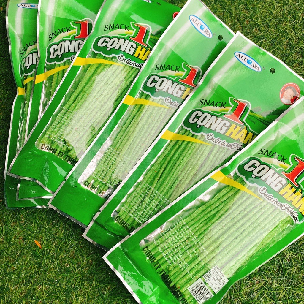 Snack Tăm Cay 1 Cọng Hành Hãng Alouwa - Đồ Ăn Vặt Cổng Trường Hot