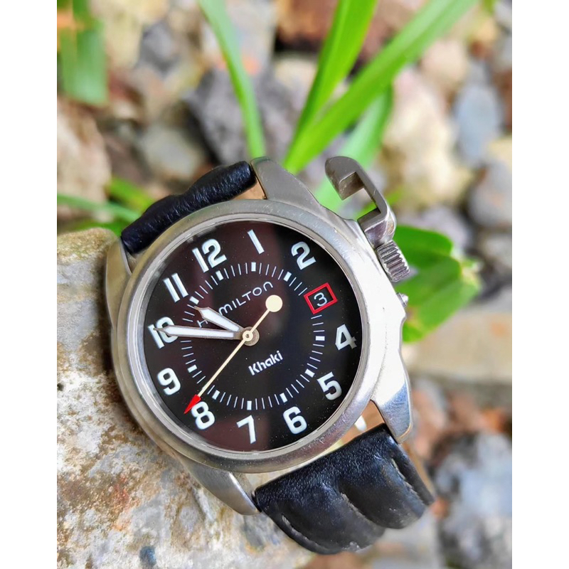 Đồng hồ nam hiệu Hamilton Khaki Action 6301 (Quartz), Thuỵ Sỹ 