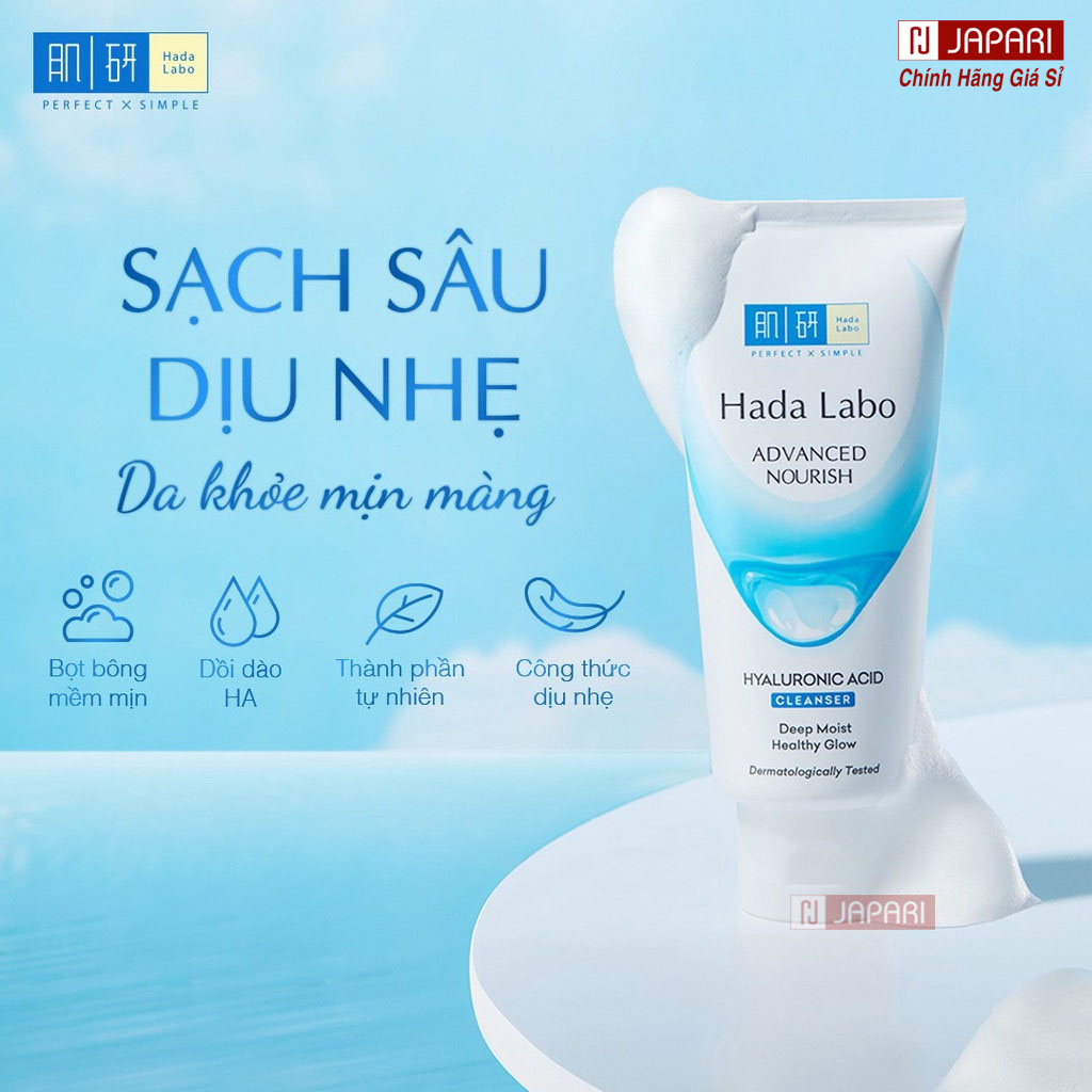 Sữa Rửa Mặt Hada Labo CHÍNH HÃNG Chăm Sóc Cấp Ẩm/Dưỡng Trắng Da/Chống ...