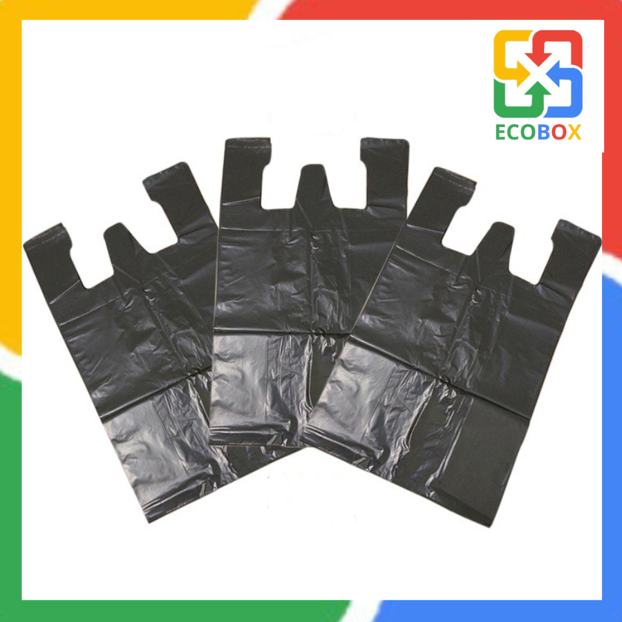 ECOBOX – [ 1Kg–Bóng Đẹp –Siêu Dai ] Túi Bóng Đen Đóng Gói Hàng, Túi Đựng Rác Loại Đẹp