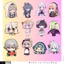 Set 100 Sticker Hoạt Hình Chibi nữ Dễ Thương Chống Nước Dán Laptop Vali Mũ Bảo Hiểm Sổ Tay