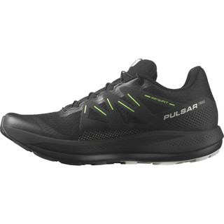 SALOMON - PULSAR TRAIL (M) - BLACK/BLACK/GREEN - L47385200 - GIÀY THỂ THAO CHẠY ĐỊA HÌNH NAM