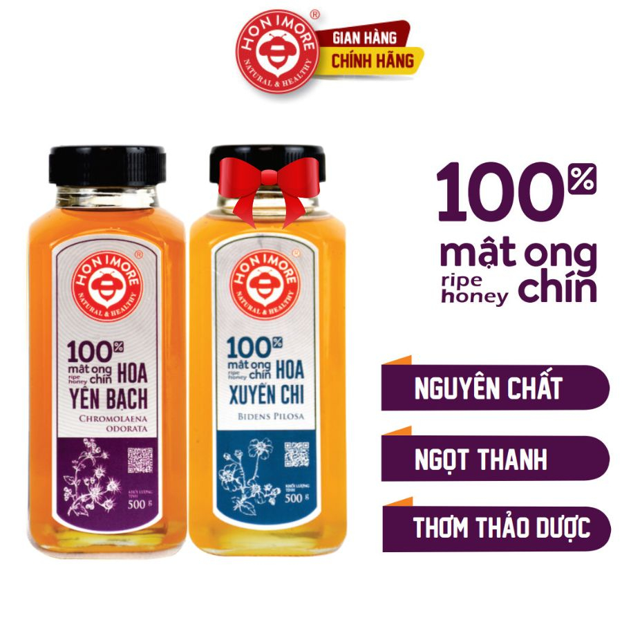 Ảnh Mật ong nguyên chất Honimore Hoa Yên Bạch 500g tặng mật ong nguyên chất 500g 1