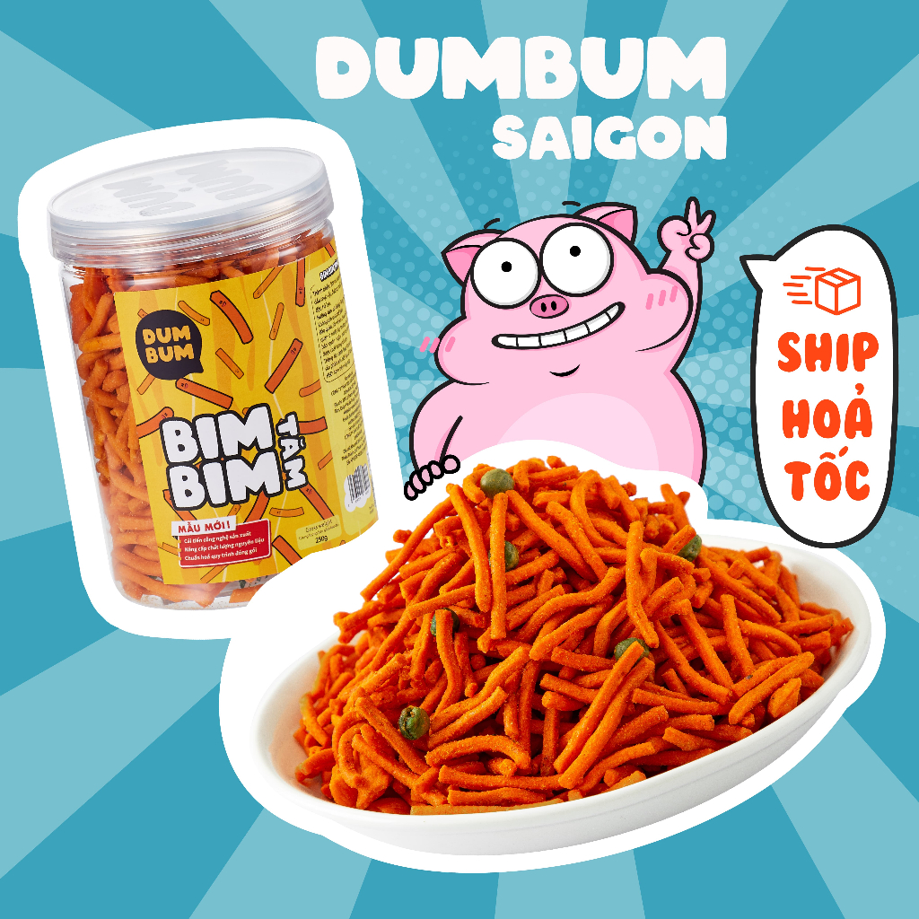 Bim bim que Thái Lan DumBum 250g đồ ăn vặt Sài Gòn | Shopee Việt Nam