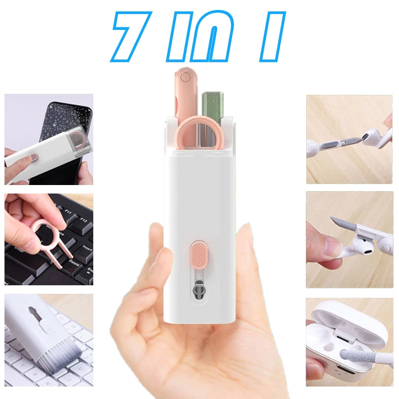 Làm sạch cặn bàn phím, sử dụng lâu ngày sẽ khô ráo, không bị biến dạng, sử dụng được lâu hơn ,thuận tiện. Có khăn lau ở mặt sau của hộp bảo quản, có chứa bút lau, chất tẩy rửa, bộ dụng cụ kéo mũ chụp phím và bàn chải làm sạch.
