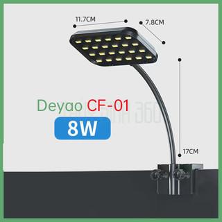 Đèn Deyao CF01/CF02 - Chip led RGB 3 in 1 - Đỏ Cá Không Đỏ Nước - Sử Dụng Cho Bể Cá Cảnh, Thủy Sinh