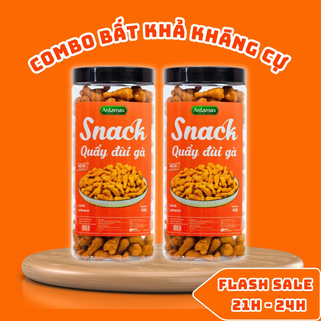 Combo Bất Khả Kháng Cự: Đùi Gà Phô Mai Cay + Đùi Gà Bơ Sữa Khổng Lồ - Đồ Ăn Vặt Bà Tuyết