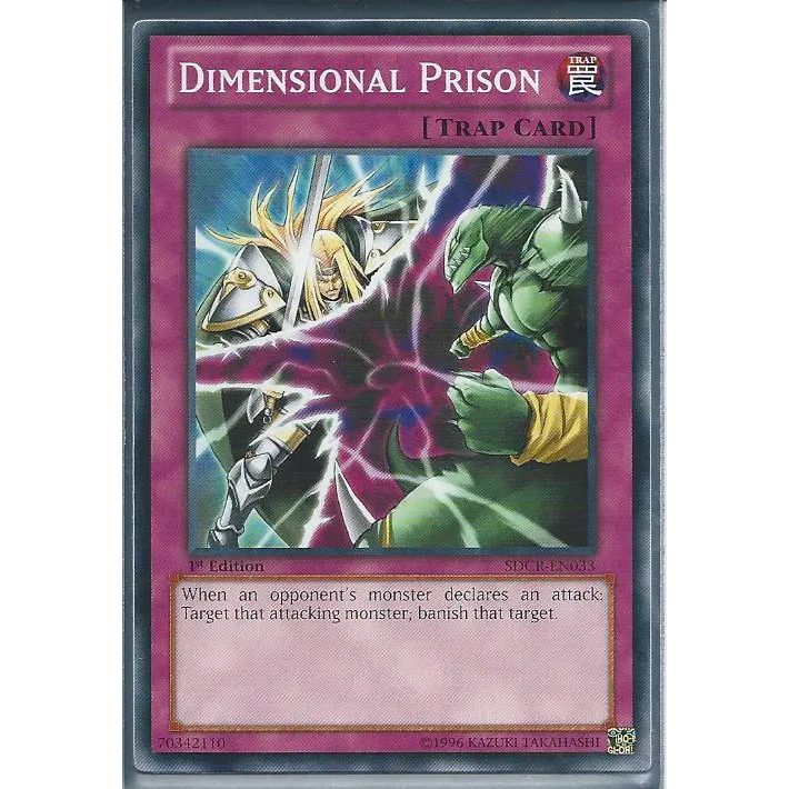 [NTYC] Thẻ bài Yu-Gi-Oh Tiếng Anh - SDCR-EN033 Dimensional Prison ...