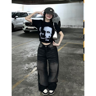 Áo Thun Nữ Baby Tee "The face" - Kraken Drk [100% cotton 2 chiều]