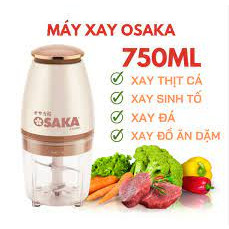 Máy xay sinh tố, xay thịt cầm tay, Máy xay đa năng OSAKA Nhật Bản cao cấp.