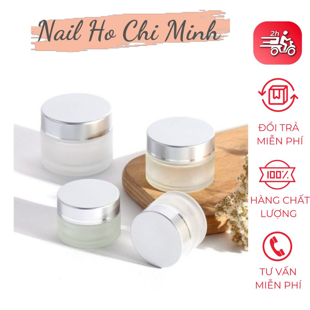 [GIÁ TỐT] Hũ Đựng Lưu Huỳnh Đắp Bột Móng - Dụng Cụ Chuyên Dụng Ngành Nail