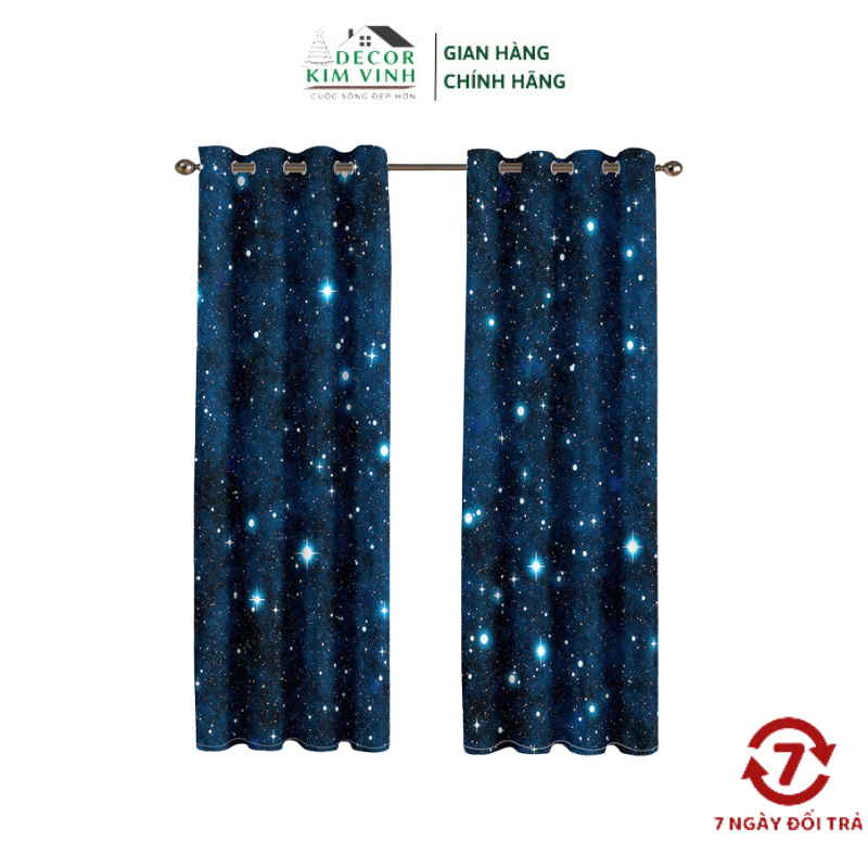Rèm Dán Khoen Lỗ, Khoen Ri Đô, Rèm Dán SAO LI TI Decor Kim Vinh DCKV90 ...