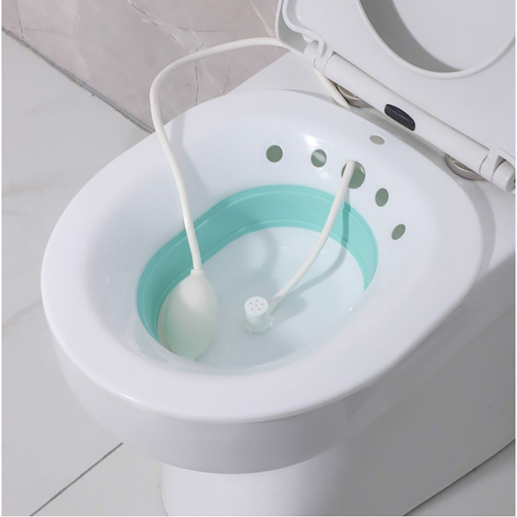 CHẬU XÔNG RỬA VÙNG KÍN GẤP GỌN CHO BÀ BẦU, MẸ MỚI SINH