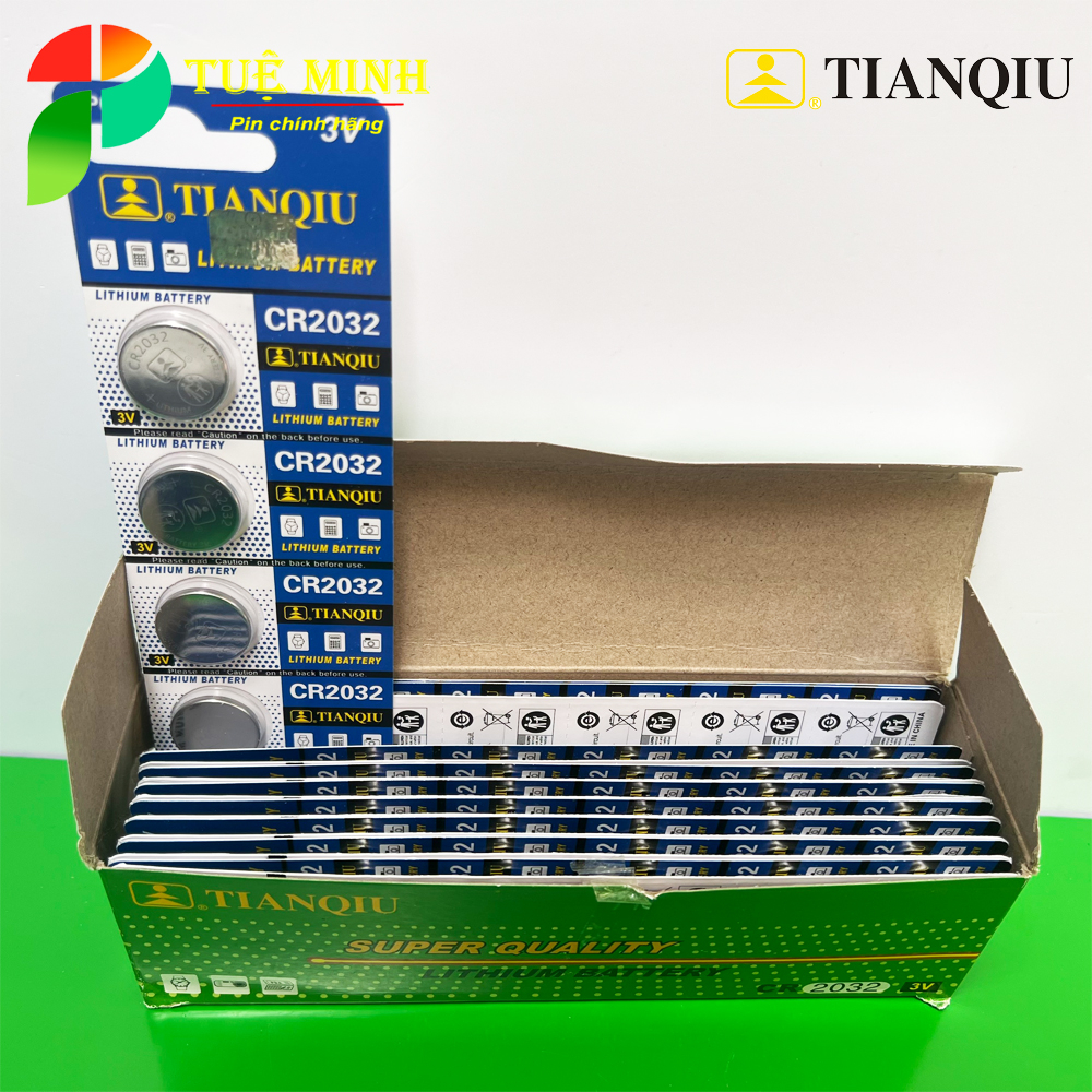 Vỉ 5 viên Pin CR2032, CR2025, CR2016 Lithium 3V giá siêu rẻ. Pin máy đo