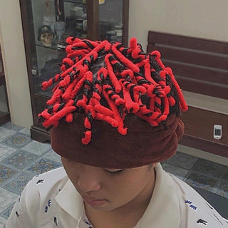 ❌GIÁ SỈ❌ Kẽm nhung uốn tóc RUFFLED,kẽm nhung sợi to uốn tóc xoăn rối phồng, kẽm nhung uốn PREMLOCK