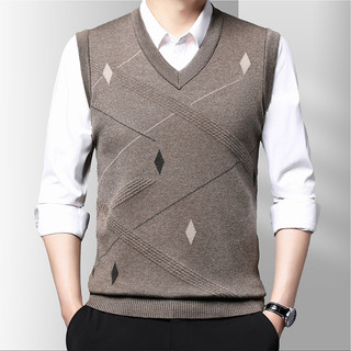 Áo Ghi Lê Len Nam Cổ V Màu Trơn Phong Cách Hàn Quốc AL41