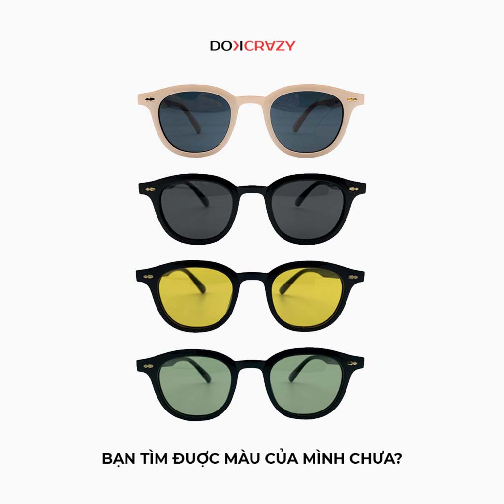 Ảnh Kính mát DOKCRAZY TIGA cao cấp, thiết kế Basic dễ phối đồ, chống UV400 sang chảnh Hot Trend Hàn Quốc 4
