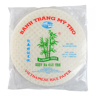Bánh tráng tròn truyền thống Hiệu Ba Cây Tre 250g Size 22cm - Hàng chất lượng chuẩn nhập khẩu