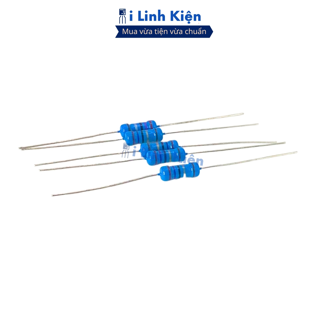 Điện trở vạch 1R-910K 1W 1% chân đồng chính hãng combo 20 con ilinkien