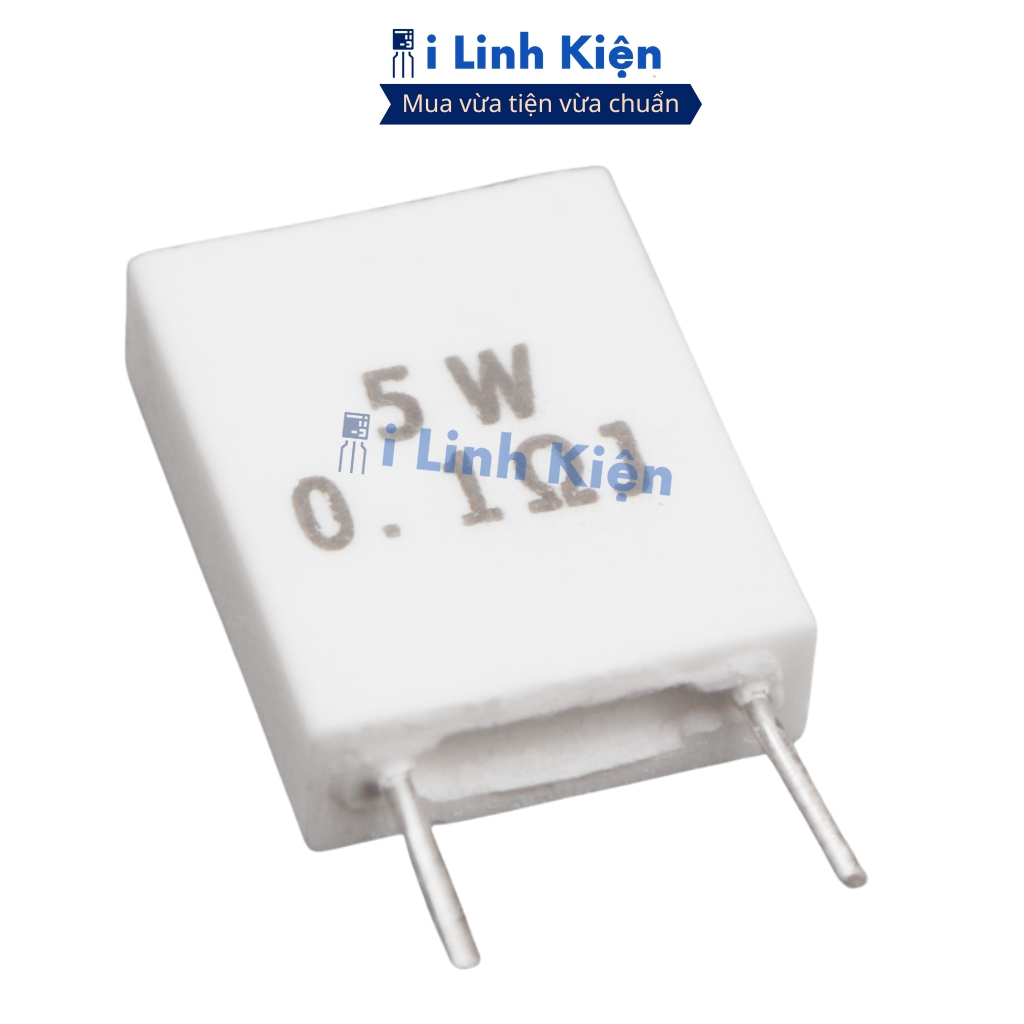 Điện trở sứ 5W 0.05R-0.5R 5% BPR56 chân đứng ilinhkien