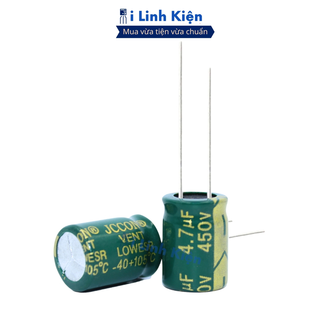 Tụ hóa 4.7UF 10UF 450V chính hãng đảm bảo chất lượng ilinhkien.