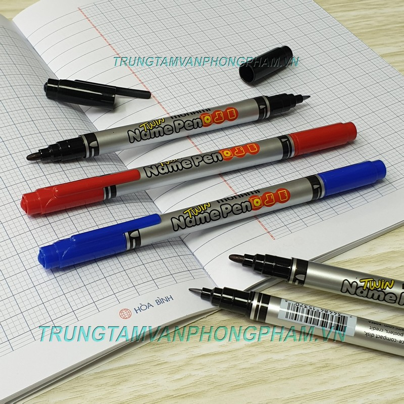 Bút lông dầu nhỏ Monami Twin Name Pen | Shopee Việt Nam