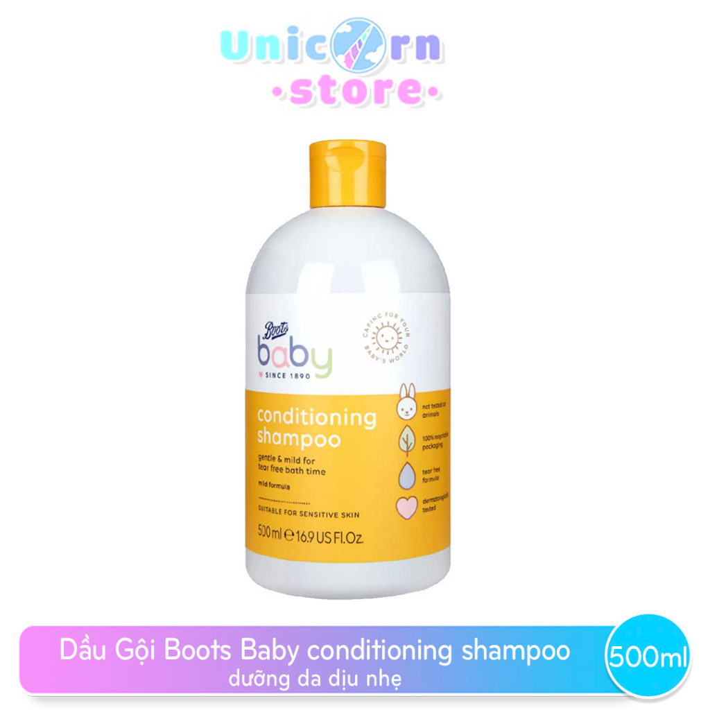 Sữa Tắm Gội Toàn Thân Cho Bé Boots Baby Head To Toe Wash 500ml