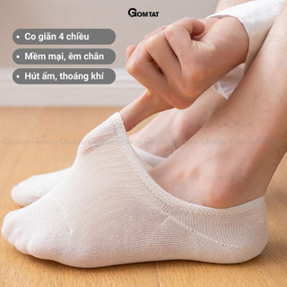 Tất vớ tàng hình nữ đi giày búp bê GOMTAT, chất liệu cotton cao cấp, mềm mại, thoáng khí êm chân - MIA-2006