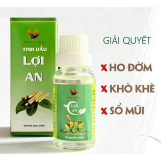 Chai tinh dầu bôi Lợi An  thoa ngạt mũi, sổ mũi cho bé + quà