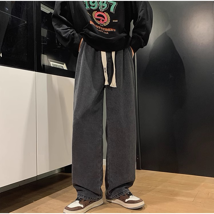 Quần Jean Nam ống Xuông HAZEE vải jean co giãn fom rộng cao cấp Z01