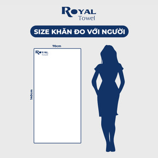 Khăn Tắm Nén Du Lịch Royal Towel 70x140cm Sợi Viscose Tiện Lợi, Dày Dặn, Thấm Hút Tốt, Kháng Khuẩn