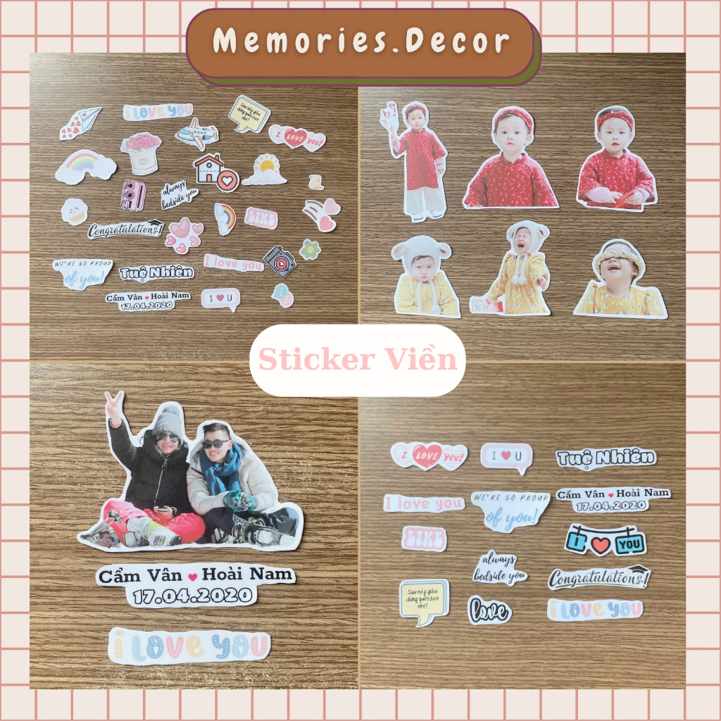 In ảnh viền người, in sticker theo yêu cầu, ảnh bo viền | Shopee Việt Nam
