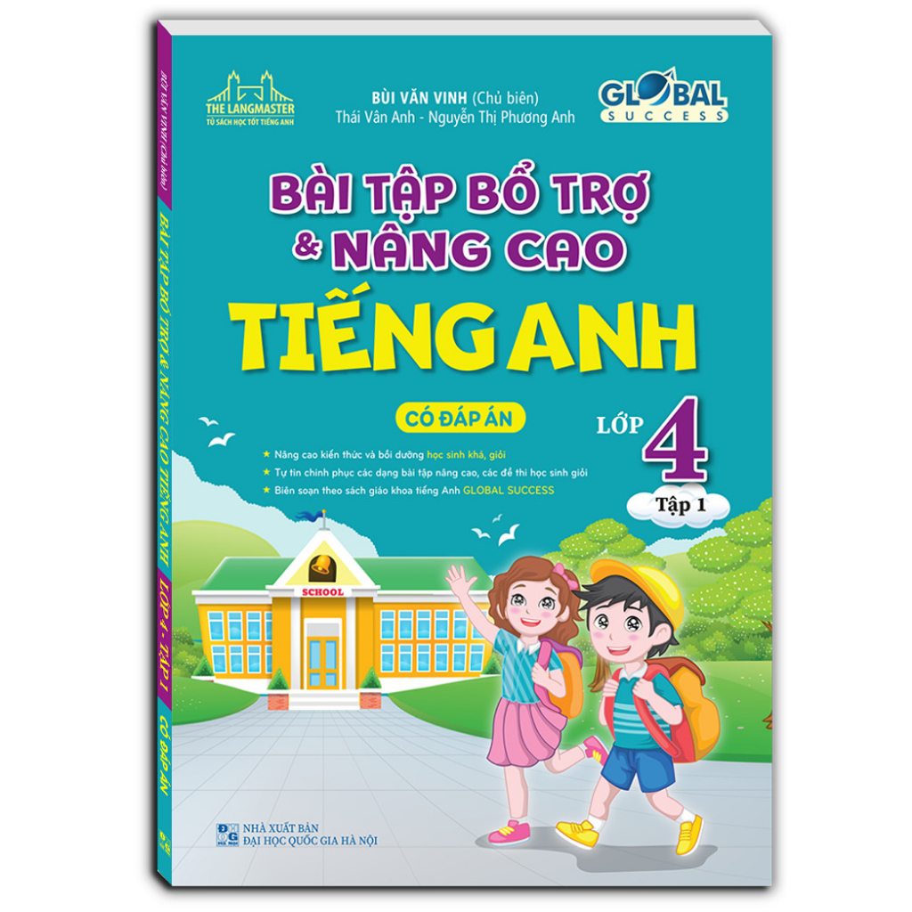 Sách Global Success Bài Tập Bổ Trợ Và Nâng Cao Tiếng Anh Lớp 4 Tập 1 Có đáp án Shopee 