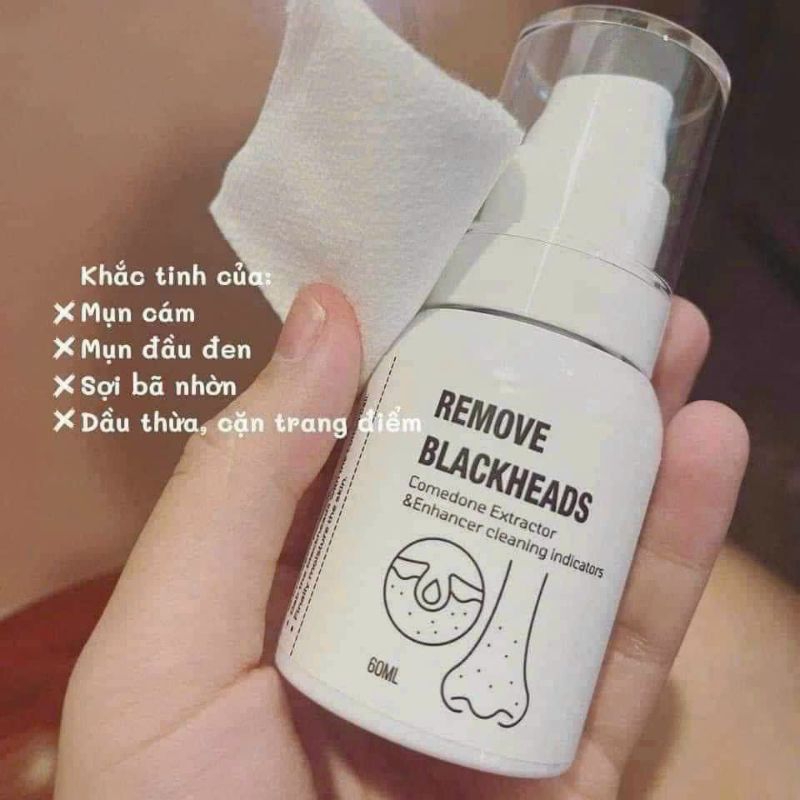 Ủ mụn đầu đen, mụn cám Remove Blackheads chai 50ml