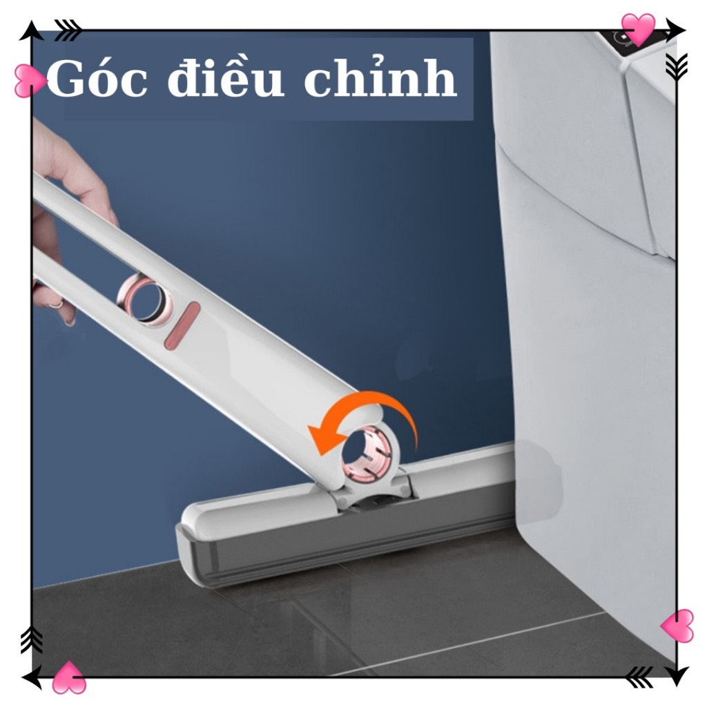 Cây Lau Bàn Bếp Tự Vắt Thông Minh Mini 25cm, Bọt Biển Siêu Thấm Hút Đa Năng, Gập Gọn