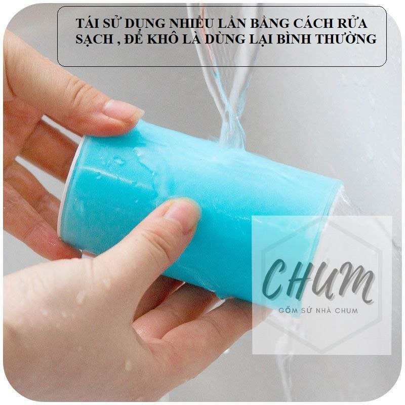 Cây lăn bụi , lông chó mèo , vệ sinh quần áo gel silicon tái sử dụng nhiều lần C98