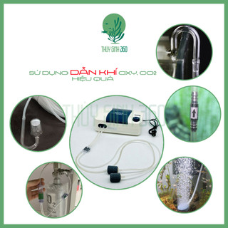 Dây Dẫn Khí Oxy, Co2 Cho Bể Cá Cảnh, Thủy Sinh - Đường Kính Trong 4mm - Dây PU Dẻo, Chống Gập Độ Bền Cao