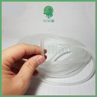 Dây Dẫn Khí Oxy, Co2 Cho Bể Cá Cảnh, Thủy Sinh - Đường Kính Trong 4mm - Dây PU Dẻo, Chống Gập Độ Bền Cao