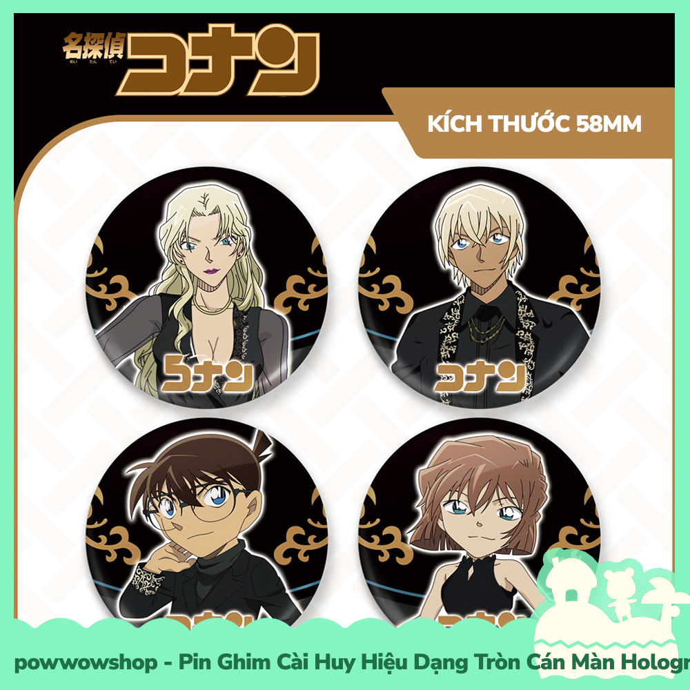 [Sẵn VN - Hỏa Tốc] Huy Hiệu Pin Ghim Dạng Tròn 58mm Cài Áo / Túi / Balo ...
