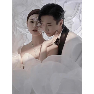 BỘ TRANG SỨC BẠC VÒNG CỔ & BÔNG TAI ĐÍNH FULL ĐÁ