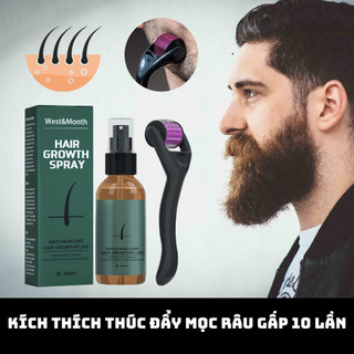 Tinh chất kích thích mọc râu quai nón West&Month giúp làm nhanh quá trình mọc râu cho nam giới 30ml
