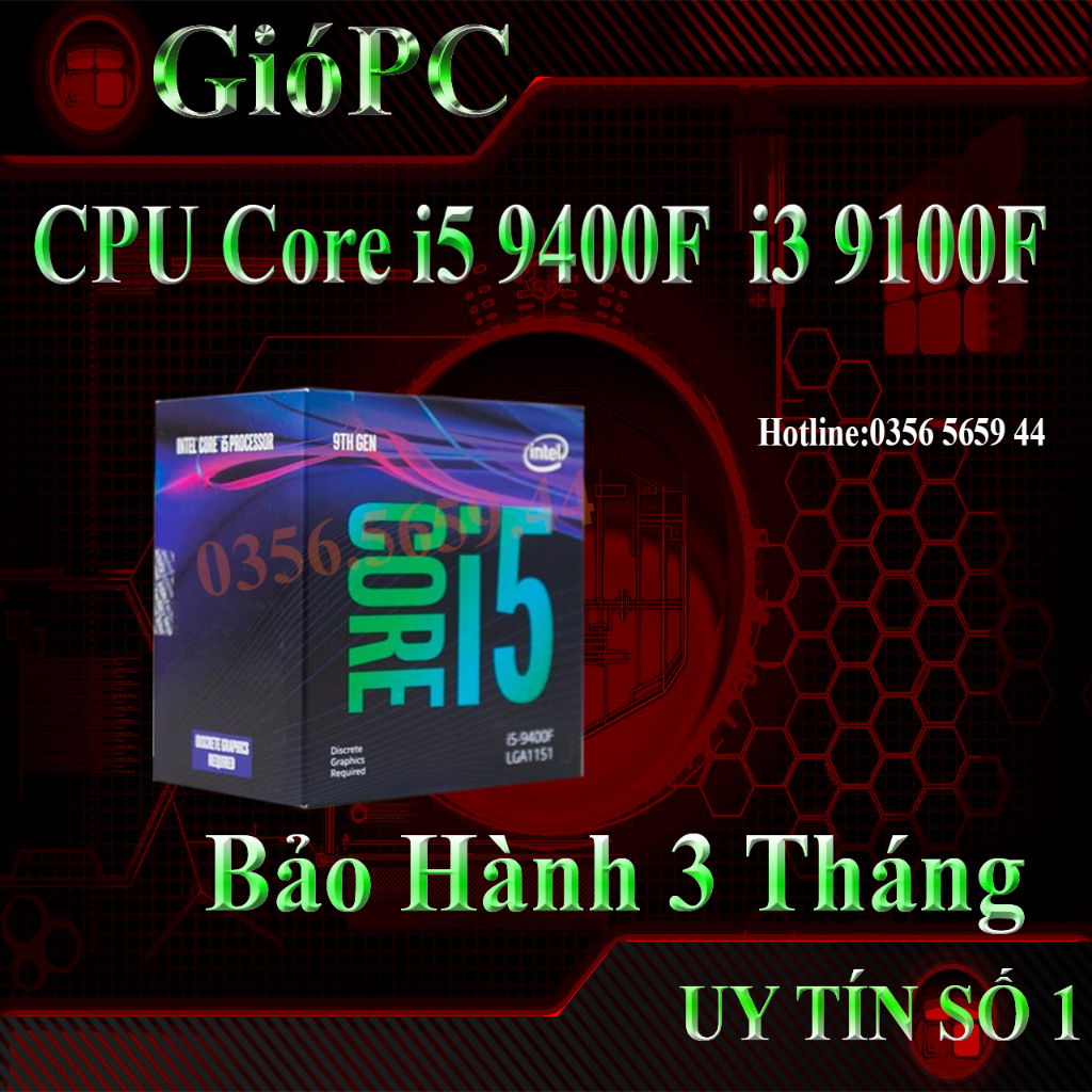 Cpu I5 9400f I5 8400 I5 9400 I3 9100 I3 9100f I3 8100bộ Vi Xử Lý Core Shopee Việt Nam 6852