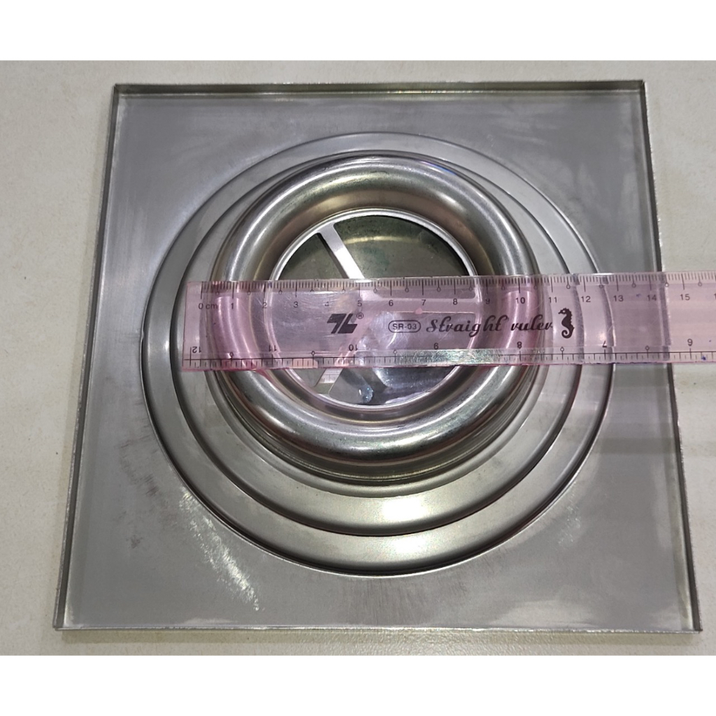 Ga thoát sàn, phễu thoát nước cỡ đại 20 cm x 20 cm vừa ống nhựa phi cỡ phi 150, 160 | BigBuy360 - bigbuy360.vn