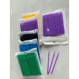 Tăm Tháo Mi LASHES SUPPLY Chuyên Dụng - Dùng để Tháo mi - 1 gói 100 cây
