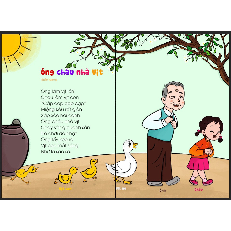 Ảnh Sách - Thơ Cho Bé Học Nói Bìa Cứng - Giúp Bé Phát triển IQ, EQ (cho bé từ 1 tuổi) 1